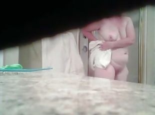 hidden cam wife shower with shaved pussy