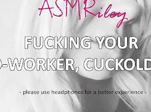 EroticAudio - Wife Fucks Your Co-worker, Cuckold, CEI ASMRiley