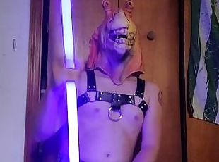 Slave Leia Jar Jar Binks Bondage Harness