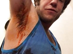 Guy Makes Homo  Lick Hot Sauce Covered Armpits JOI