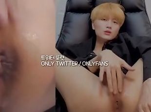 korean melsub anal solo dildo