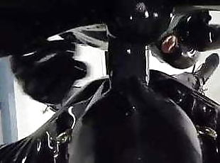 Latex Bondage Blowjob