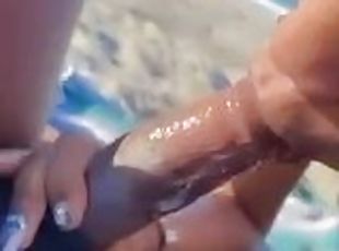 Ts kylie sucks dick at public beach