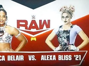 Becky Lynch Interferes On Wrestling Match With Alexa Bliss Vs Bianca Belair WWE 2K 2022