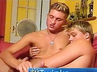 Twinks get hard and get naughty with sex