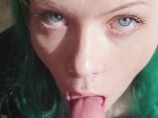 Intimate Eye Contact Cock Sucking