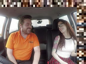 Fake Driving School - USA Babe Gets UK Anal Sex Intercourse 1 - Ryan Ryder