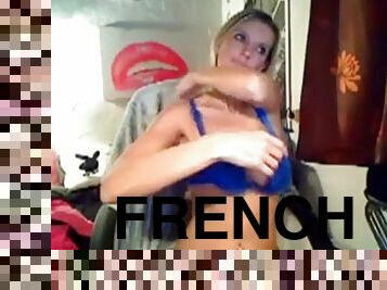 Gorgeous French Blond Vicky deluree French Dirty talk