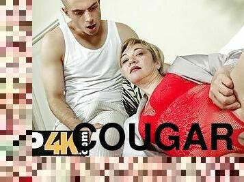 star, muca, rusinja, odrasle, mami, kurba-slut, blond, starejši, obrita, puma