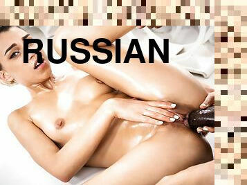 Elena Vedem & Yves Morgan in Petite Russian Loves Big Black Cock - SexyHub