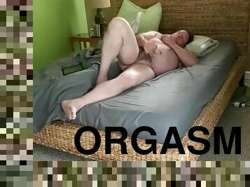 poilue, énorme, masturbation, orgasme, amateur, gay, joufflue, secousses, solo, ours