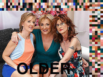 Three Older Ladies Explore Their Sensual Sides - MatureNL