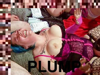 Plump hooker insane gangbang porn video