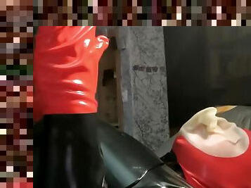 amatori, jucarie, gay, bdsm, fetish, latex, solo, masca