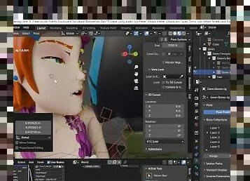 Behind the scenes How to make rule 34 renders in Blender 3d featuting Ben 10 Gwen and Hellen Wheels
