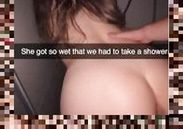 My Girlfriend sends snaps while Cheating in Hotel Snapchat Cuckold