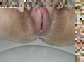 Close up Peeing Pussy of Angel Fowler Full HD- 1080