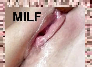 kliitor, masturbatsioon, orgasm, tussu, amatöör, milf, emme