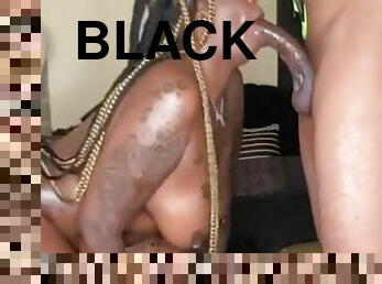 Depraved black whore sensational sex scene