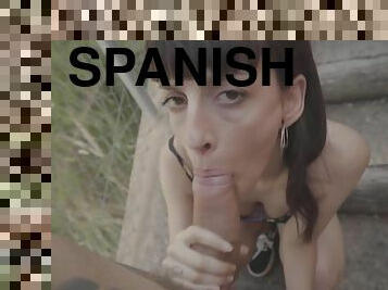 Spanish Babe Removes Mask For Cock 1 - Juan Lucho