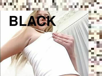 Cute white girl fucks black guy