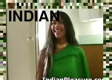 Green saree hot fucking