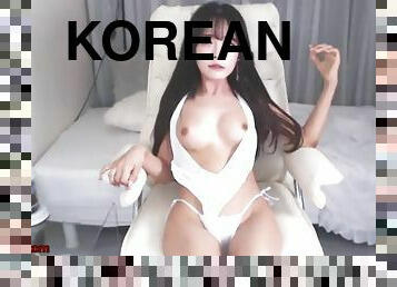 Korean amazing bj teen in swimsuit