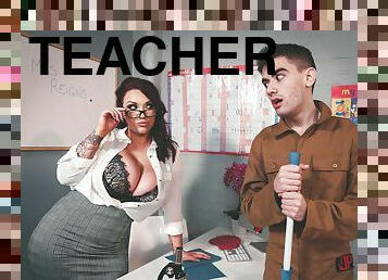 Thick teacher Harmony Reigns gets what she wanted
