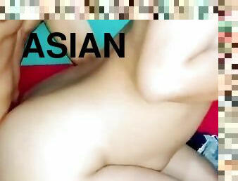 asia, pantat, posisi-seks-doggy-style, amatir, dewasa, penis-besar, creampie-ejakulasi-di-dalam-vagina-atau-anus-dan-keluarnya-tetesan-sperma, penis