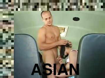 Asian in bus