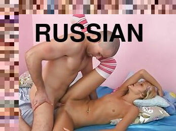 femme-de-ménage, russe, hardcore, blonde