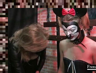 Frenzybdsm two girls sadistic nipple domination