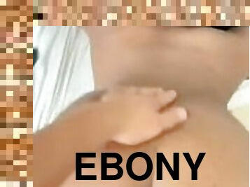 Ebony loves how I stroke it