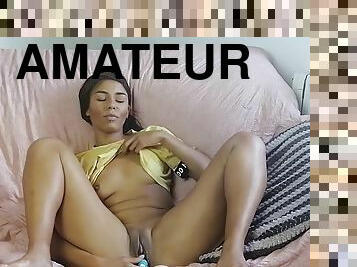 Raunchy teen Kisha breathtaking porn video
