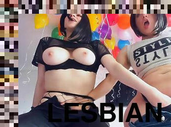 Two amoral girls - webcam lesbian show