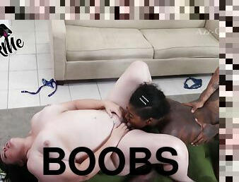 Dirty chubby sluts interracial threesome porn video