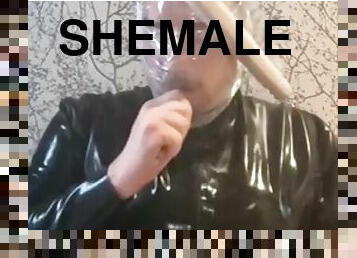 shemale, amatör, bdsm, dildo, fetisch, latex, ensam