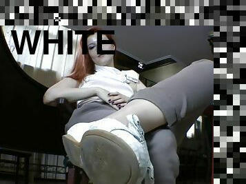 Goddess victoria white nylon