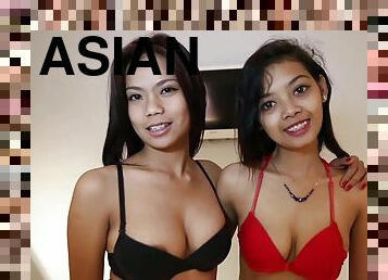 asiatisk, brudar, tonåring, hardcore, japansk, söt, posering