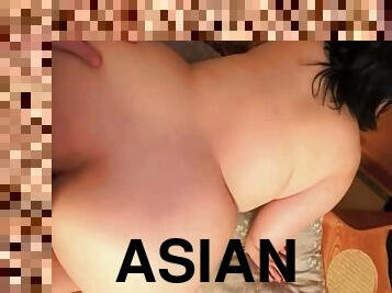 asiatique, amateur, belle-femme-ronde