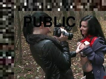 Girlfriends - Public Twat Eating Woodland Walk 1 - 