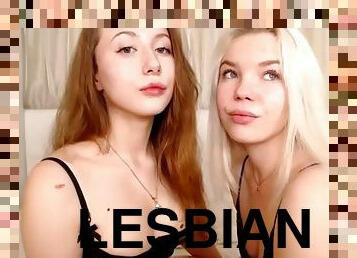 Horny lesbian teens deep kissing then ass, armpit & pussy licking