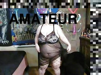 Sexy bbw strip dance