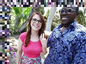 Penny Pax - Redhead Smashed By Black Cock