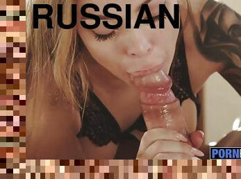Russian Girl Gets Fucked Hard - European