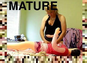 amateur, ados, hardcore, femme-dominatrice, poupée, jumeaux