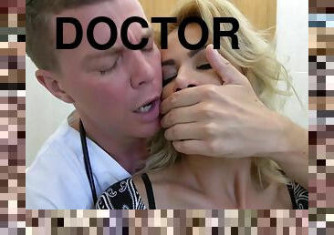 A doctor has sex with a patient's wife. She loves every second of it