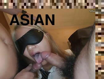 asian blindfolded teen gangbang video