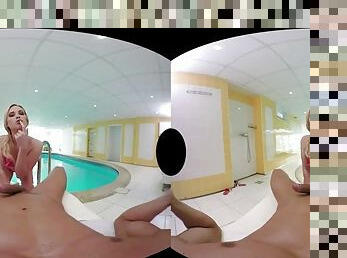 sesso-di-gruppo, pov, piscina, 3d