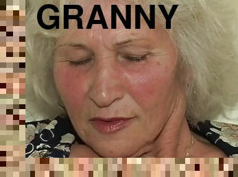 The first time he fucks a hot granny!